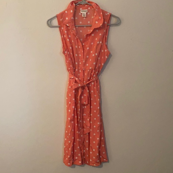 Motherhood Maternity polka dot dress - Picture 1 of 6